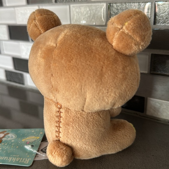 🪐San-X RILAKKUMA HOLDING PLANET Sitting Plush 5”Kawaii / Limited Edition NEW🪐 - Picture 9 of 16